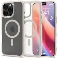 Spigen Coque Ultra Hybrid MagSafe pour Apple iPhone 16 Pro Max - Frost Natural Titanium