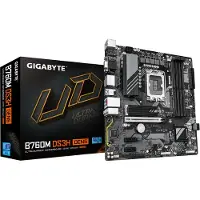 Gigabyte B760M DS3H GEN5 Carte Mère – Prend en charge les processeurs Intel Core 14e génération, VRM numérique 6+2+1 phases, jusqu'à 5600 MHz DDR5, 2 x M.2 PCIe 4.0, LAN 2.5GbE, USB 3.2 Gen2