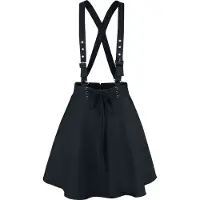 Banned Alternative Jupe courte Gothic de - Jupe Absence Of Light - XS - XXL - pour Femme - noir - Taille XL