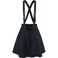 Banned Alternative Jupe courte Gothic de - Jupe Absence Of Light - XS - XXL - pour Femme - noir - Taille M