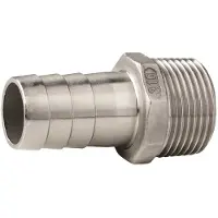 VETUS M 1 1/2´´ Straight Connector 38 Mm Argenté