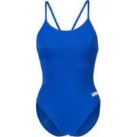 Arena Maillot de bain 'Lace Back Solid' bleu / blanc