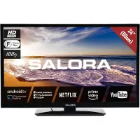 Salora 24LED9109CTS2ANDROID, 24'/61cm travel TV 12/230 volt