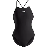 Arena Maillot de bain 'TIE BACK SOLID' noir / blanc
