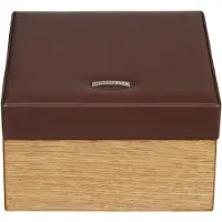 Windrose Boîte à bijoux marron / brun foncé