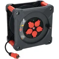 Brennenstuhl Professional Dévidoir de câble de chantier KA 3100 5 IP44, 33m H07RN-F 3G1,5