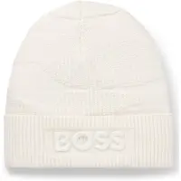 BOSS Bonnet à motif et logo brodé pour enfant