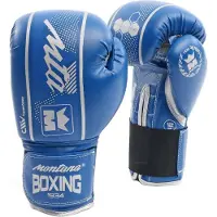 Montana Gants de boxe -Gants Bleu 10 oz (4518-B10)----Gants Bleu 10 oz (4518-B10)---------Gants Bleu 10 oz (4518-B10)-------