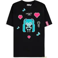Difuzed Hatsune Miku Pixel T-shirt Noir XL