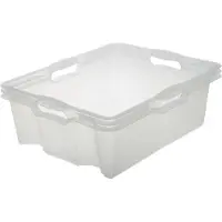 Keeeper Récipients - - Lt16 - Polypropylène Transparent - Lot De 6 - Compatible Lave-Vaisselle