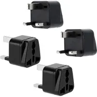 Intirilife Jeu de 4 adaptateurs prise de courant Schuko Convertisseur d'adaptateur voyage