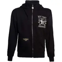 West Coast Choppers High Speed Veste À Capuche Noir M hommes