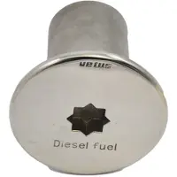 VETUS Diesel Fuel Winch Deck Filler Argenté 93 mm