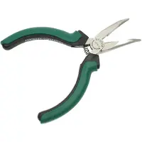 BRÜDER MANNESMANN Mannesmann M 1070-5 Pince à bec long électronique à poignée courbe 120 mm