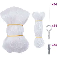 vidaXL Filet pour chat transparent 8 x 3 m en nylon