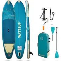 Wattsup MARLIN 12.5 SUP Board Stand Up Paddle Surf-Board Paddle ISUP 378x89cm