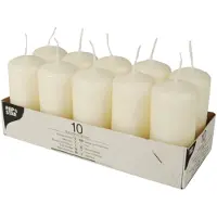 Papstar Bougies à tige (10 pcs)