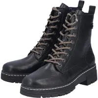 Rieker Bottines à lacets noir