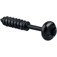 EtNox hard and heavy Set de clous d'oreilles Gothic de - Vis - pour Unisexe - noir - Taille Standard