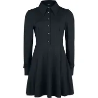 Banned Robe courte Gothic de - Robe Pentacle - XS - 4XL - pour Femme - noir - Taille 4XL