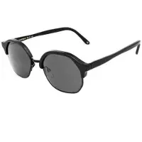Lgr Lunettes de soleil unies ZANZIBAR-BLACK-22 Noir (ø 50 mm)