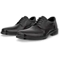 Ecco Chaussure à lacets 'Schnürschuh Herren 500164/01001 Glattleder in schwarz' noir