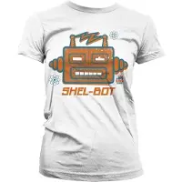 Generique The Big Bang - T-Shirt Girl Shel-Bot - White (Xl)