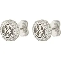 GUESS Jube04164 4g Crush Earrings Argenté Femme