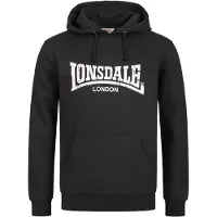 Lonsdale Sweat-shirt 'Wolterton' noir / blanc