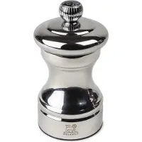 Peugeot Saveurs Bistro Chef Moulin à sel brillant 10 cm chrome brillant