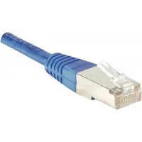 Exertis Connect - Cordon de raccordement - RJ-45 (M) pour RJ-45 (M) - 5 m - blindé F/UTP - CAT 5e - démarré - bleu
