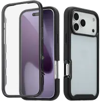 IMoshion Coque 360° Full Protective pour Apple iPhone 17 Pro Max - Noir