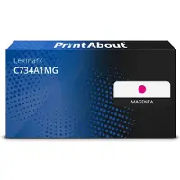 PrintAbout Toner compatible pour Lexmark C734A1MG - Magenta