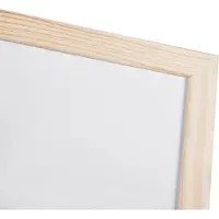 BI-Office Tableau blanc, avec cadre en bois, (L)400 x (H)300 mm (40 x 30 cm)