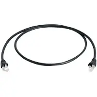 Telegärtner Teleg "rtner Câble patch, cat.6A (profond), S/FTP, 15,0 m, noir