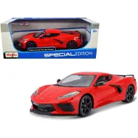 Maisto Véhicules Miniatures Die Cast 1/18 Chevrolet Corvette Stingray 2020 - Rouge