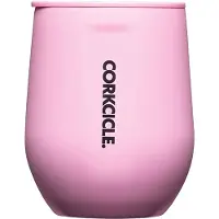 Corkcicle Tasse Isotherme Corkcicle Stemless Baby Pink 350 ml