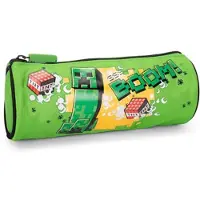 Minecraft Jolly School Trousse à crayons cylindre - 22 x 8 cm