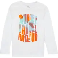 s.Oliver T-Shirt bleu clair / orange / bordeaux / blanc