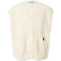 Pieces Gilet 'PCKATTY' crème