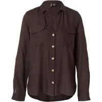 Vero Moda Chemisier 'VMBumpy' chocolat