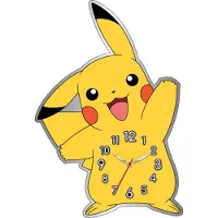 Kids Licensing Zegar Metalowy Pokemon Pikachu - Akcesorium Premium dla Dzieci od
