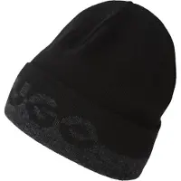HUGO Bonnet 'Xiviso' gris chiné / noir