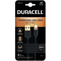 Duracell Câble de charge USB-A-USB-C 2.0 2m (2 m, USB 2.0)
