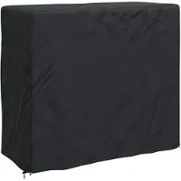 vidaXL Housse de meubles d'extérieur Noir 122 x 61 x 106 cm Tissu 210D