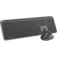 Logitech Signature Slim Combo MK950 for Business - Ensemble clavier et souris - 100% full size - sans fil - Bluetooth 5.1 LE - AZERTY - français - graphite (920-012505)