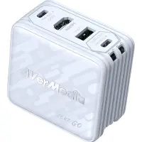AVer Chargeur GaN - - 100W avec Sortie HDMI 4K GC313 Blanc