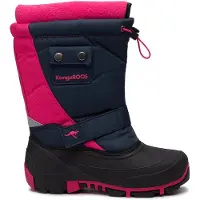 Kangaroos Bottes de neige 'Bean II' bleu marine / rose