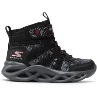 SKECHERS Twisted Brights - Zerrix 400145L-BKRD, Bottes de neige, pour garçons, Noir