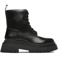 Super Merchant pour femme. PLS50497 Bottines Queen Bass noires (41), 1 à 3 cm, Fermeture éclair, Casuel